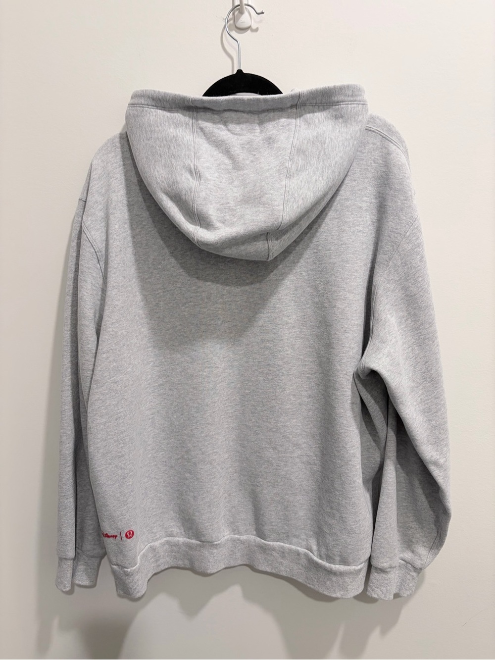 Disney x Lululemon Mickey Mouse Steady State Pullover Hoodie - Gray / Size L - Picture 2 of 4